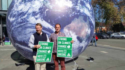 Earthball begins its journey around the State