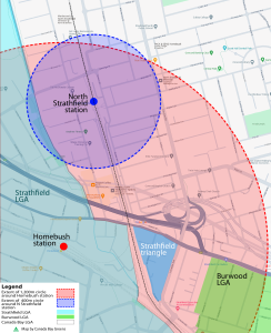 Area effects of Transport Oriented Program on North Strathfield